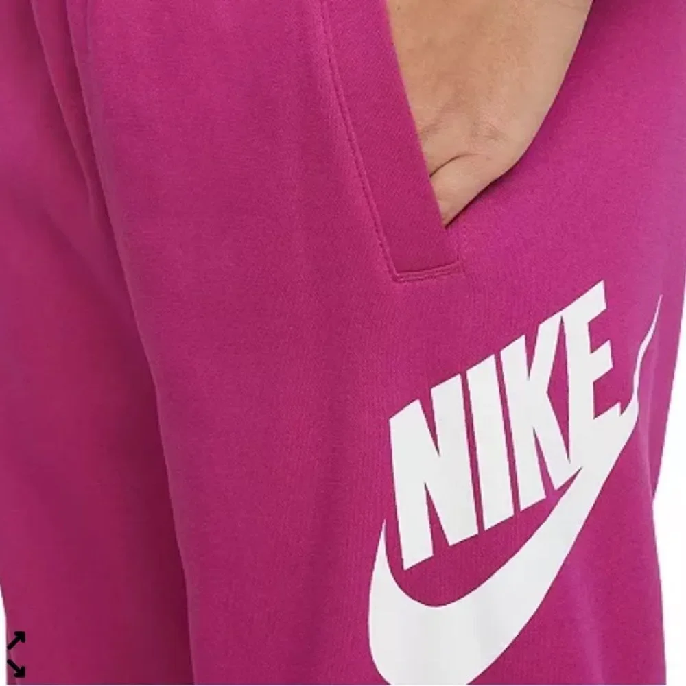 Nike Sportswear Club Jogger Kit Big Kids Club Fleece Pants - Fireberry/ white XL